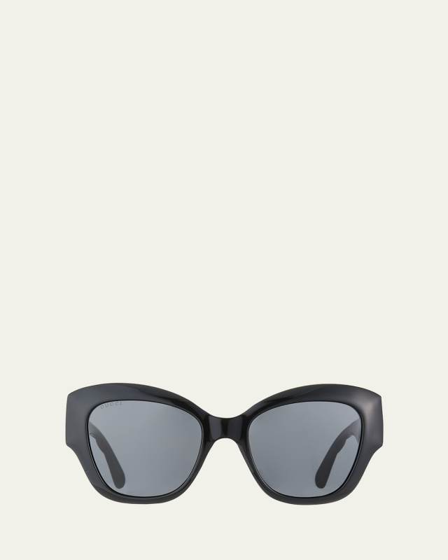 Oversized Acetate Butterfly Sunglasses
